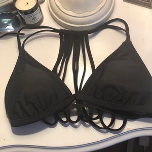 Black bikini top